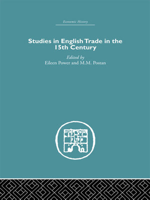 cover image of Studies in English Trade in the 15th Century